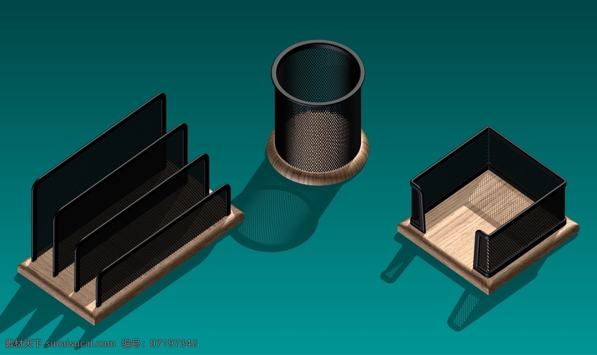 笔杯免费下载 杯 钢笔 3d模型素材 家具模型