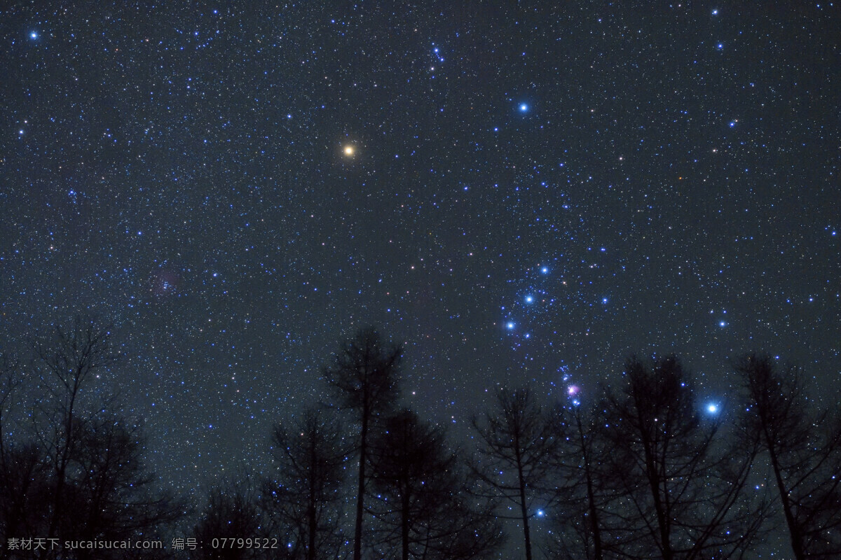 星空 闪亮 夜幕 星星 寂静 自然景观 自然风景