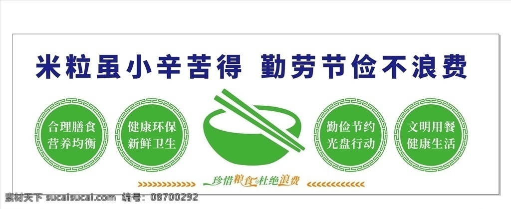 餐厅文化图片 餐厅文化墙 警营餐厅 食堂文化 文化墙 节约粮食 分层
