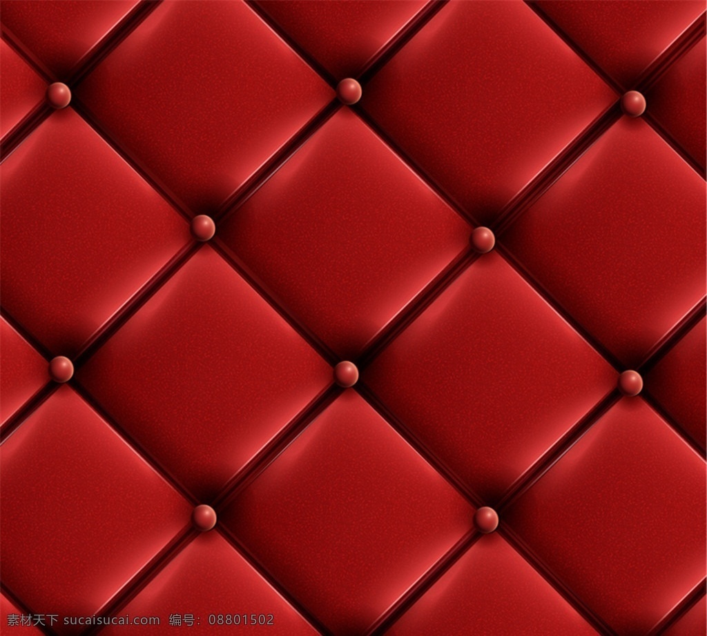 红色 沙发 皮革 背景 矢量 菱形 软包 豪华 矢量图