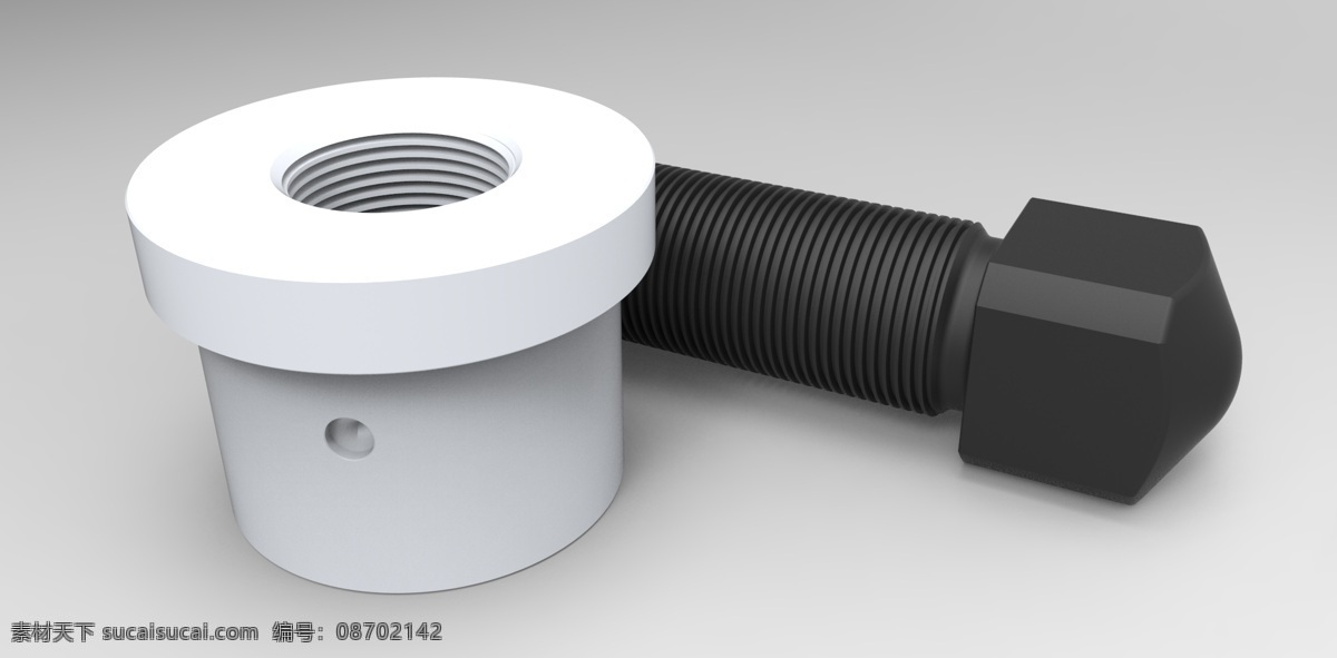 螺旋 千斤顶 工具 螺丝 千斤顶螺钉 车床 3d模型素材 电器模型