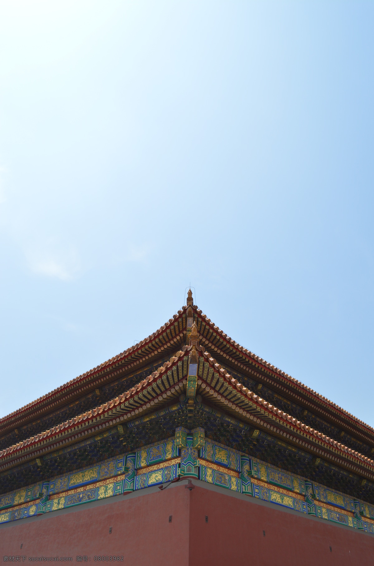 古代建筑一角 北京 故宫 古代建筑 屋檐一角 蓝天 国内旅游 旅游摄影