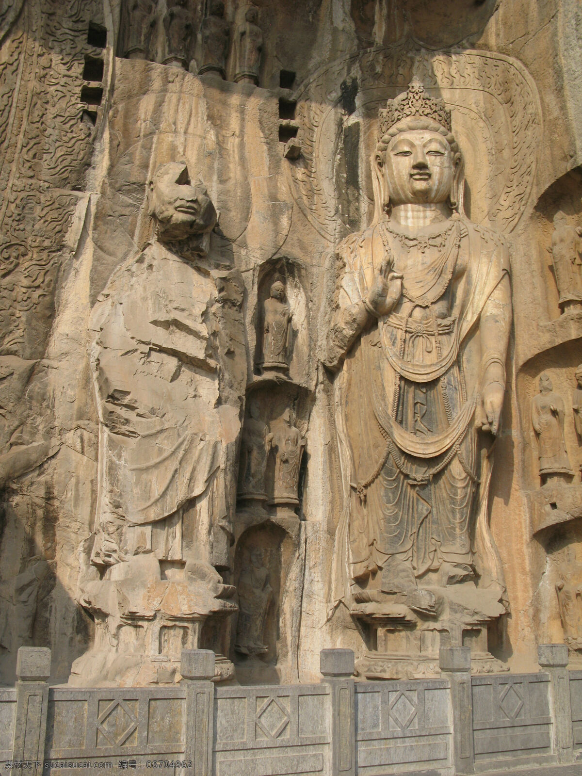 龙门石窟 菩萨 罗汉 石雕 石雕像 风景 生活 旅游餐饮