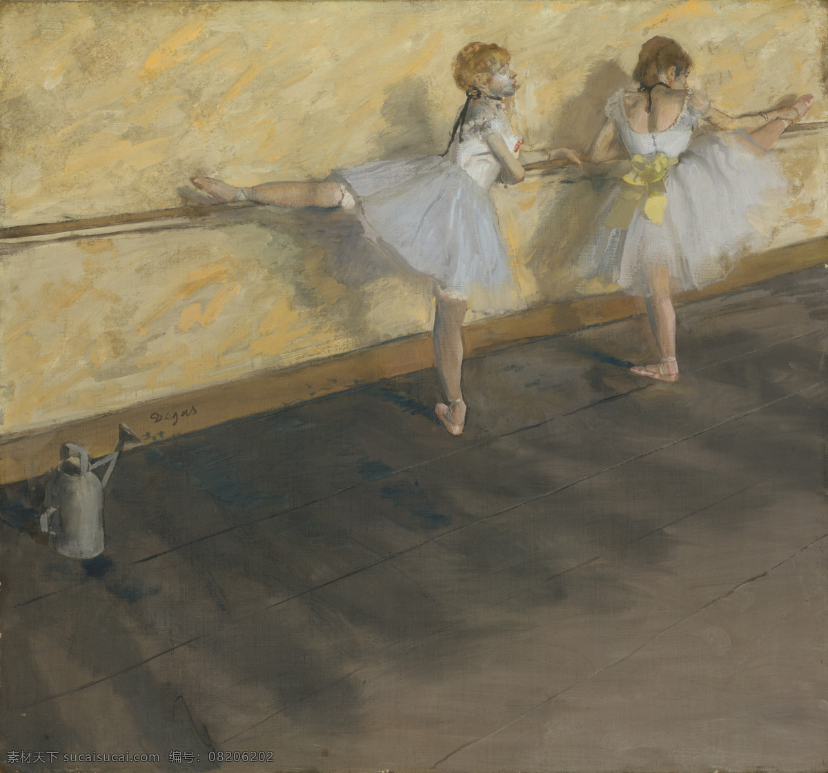 埃德加 德加 作品 西方古典油画 油画 油画作品 油画艺术 德加作品 舞女 排练室 芭蕾舞 埃德加德加 法国画家 流派艺术 女孩 印象派 大都会 艺术 博物馆 二人 绘画书法 文化艺术