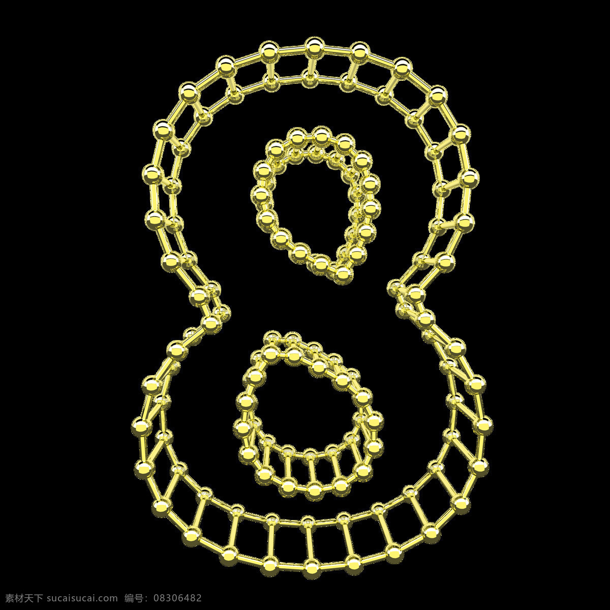 c4d 金属 框架 字体 商用 阿拉伯数字