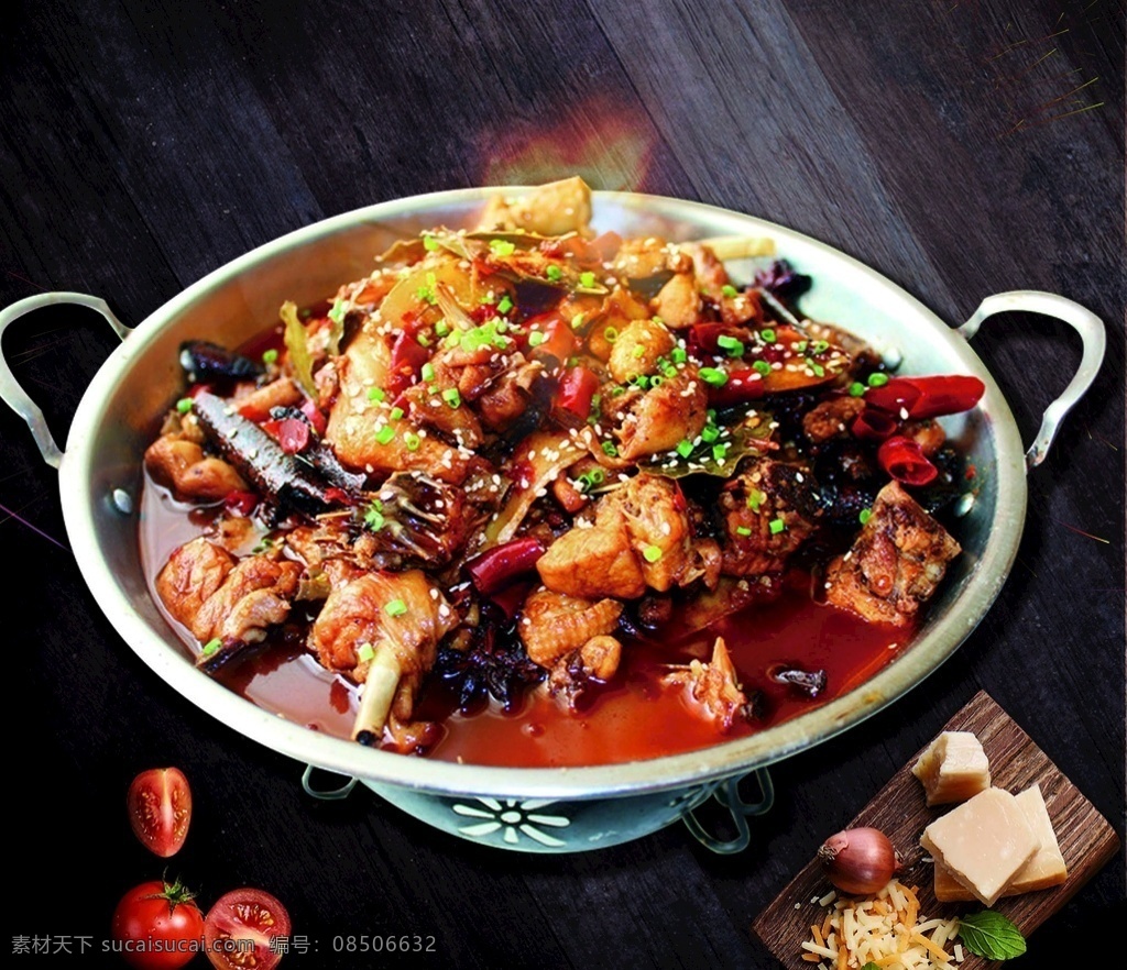 红 烧 土 公 鸡 满汉全席 餐饮美食 传统美食 照片菜照