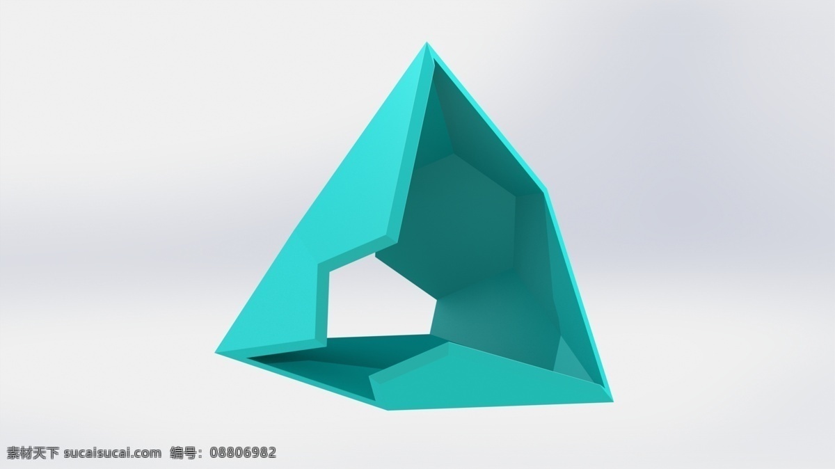 多边形 夹 套 robotgripper 3d模型素材 3d打印模型