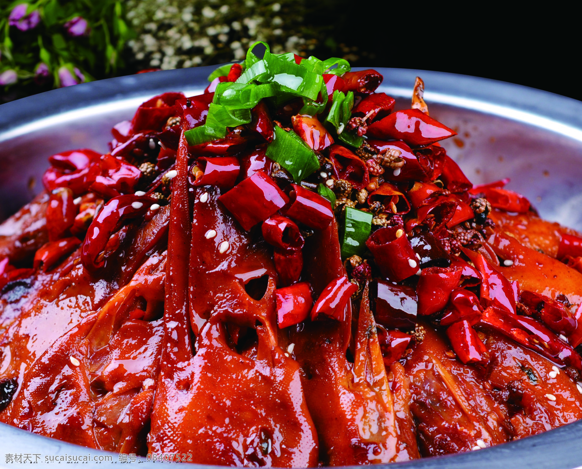 干锅辣鸭头 中餐 美味 高清 美食 食欲 东北菜 餐饮美食 传统美食