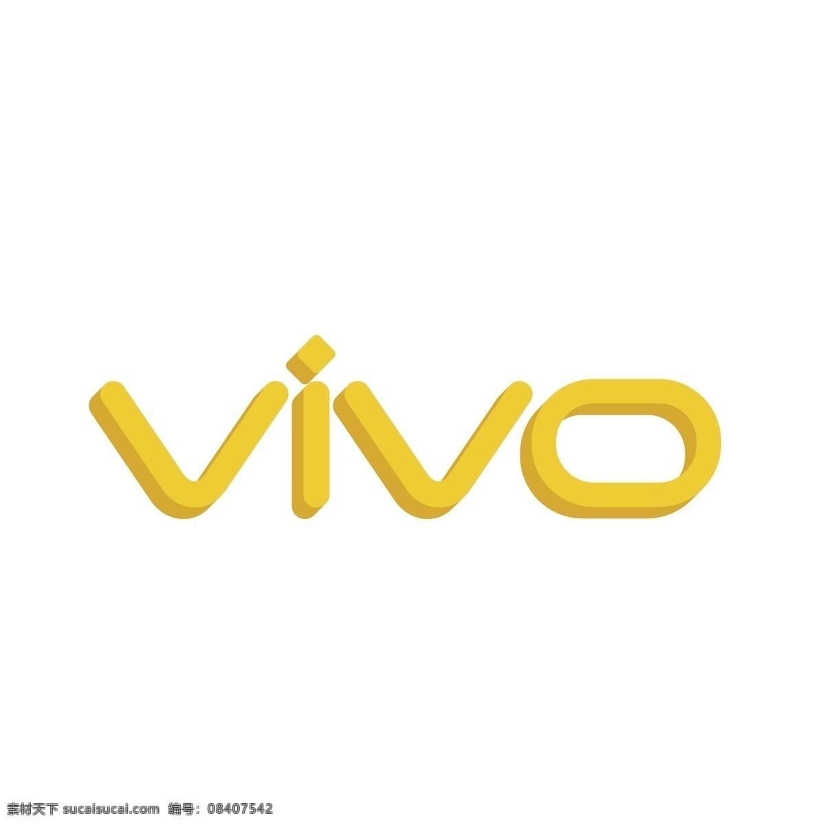 黄色 dvivo 手机品牌 logo 图标 vivo logo图标 电子产品 企业logo 卡通 手绘