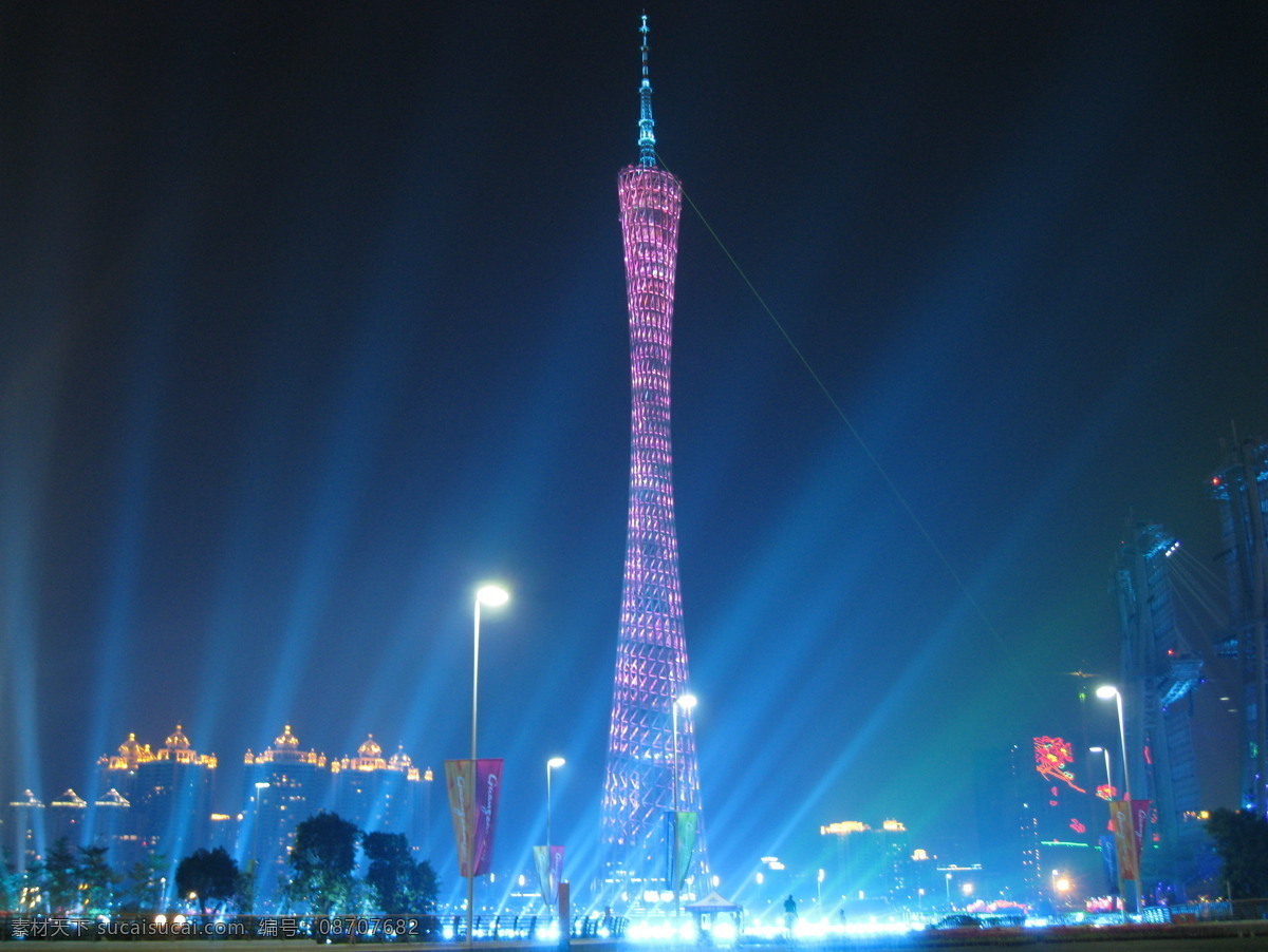 窈窕淑女 广州塔 小蛮腰 夜景 灯光 节日 广州 塔 小 蛮 腰 建筑摄影 建筑园林