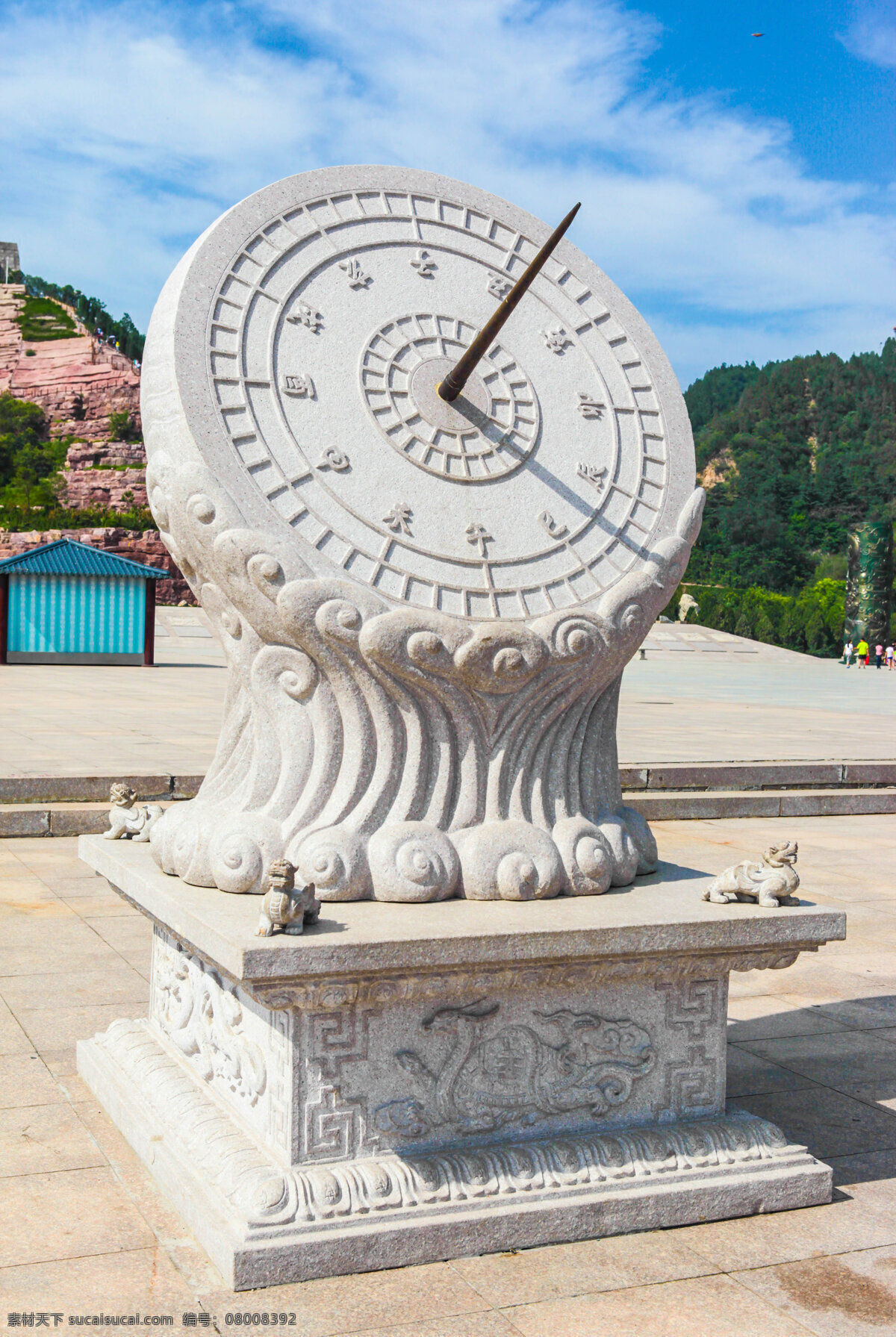 日晷 时间 刻度 计算 数学 文化 雕刻 历史 旅游摄影 人文景观