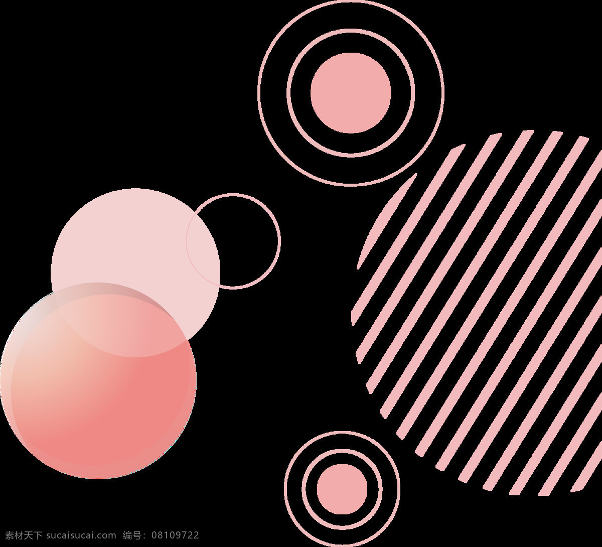 卡通 红色 圆球 元素 png元素 免抠元素 球形 透明素材 圆形