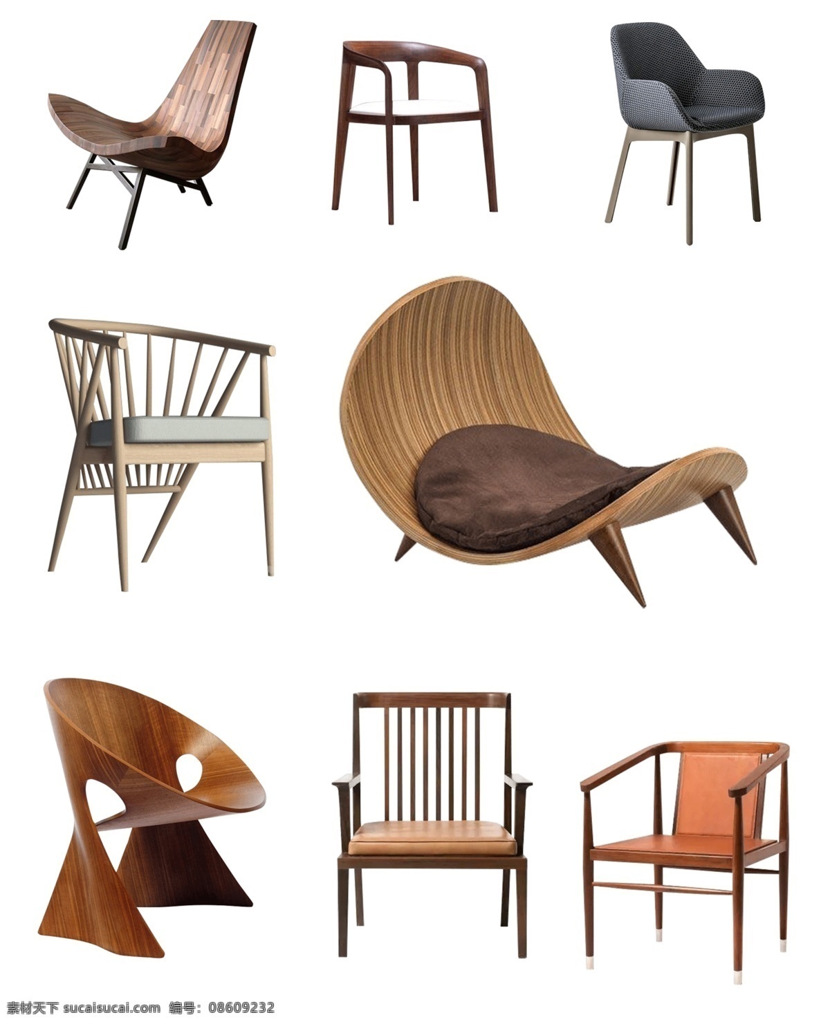 木制 椅子 家具 ps 休闲 家具素材 木制椅子 贴图 c4d材质