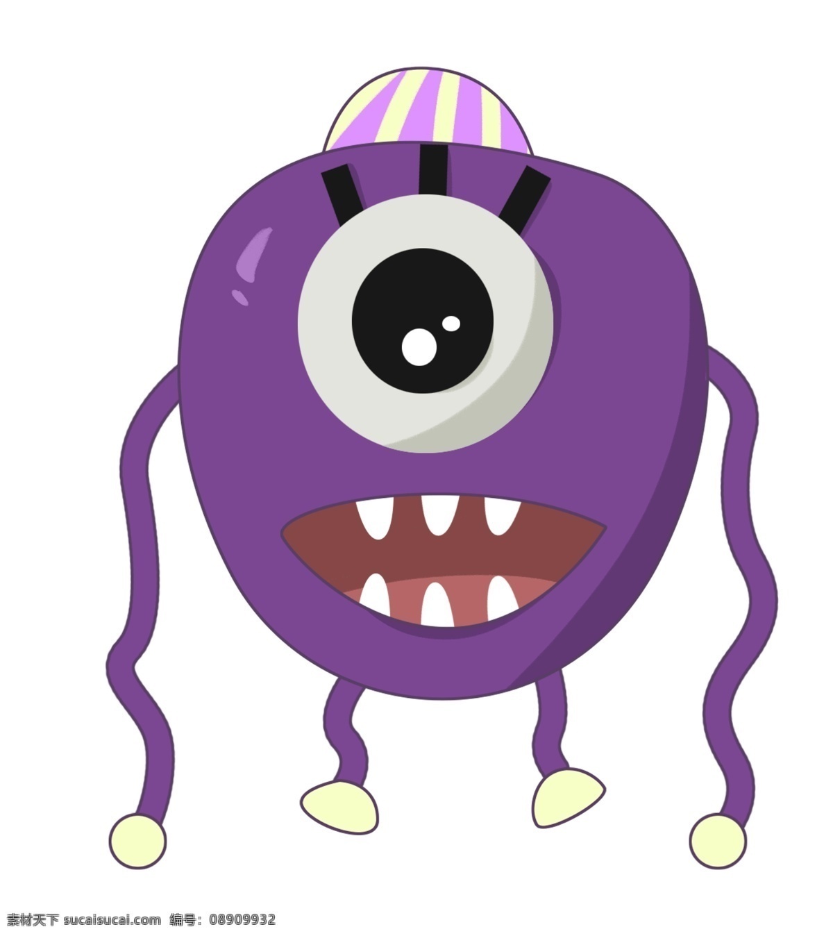 紫色 卡通 图案 细菌 插图 病毒细菌 灭菌病毒 牙齿细菌病毒 紫色细菌病毒 病菌卡通图 杀菌 消毒 灭菌 创意卡通