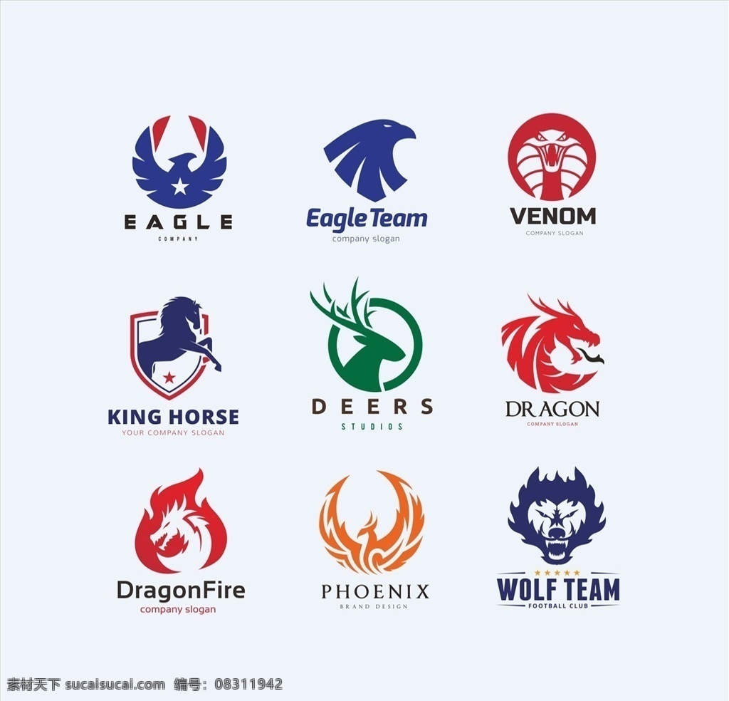 矢量 图形 图标 logo 标志 商标 标识 ci ui vi 现代 老鹰 鹰 狮子 马 鹿 蛇 龙 凤凰 简洁 简约 大气 圆 镂空 科技 立体 线条 生态 环保 绿色 天然 剪影 先进 国外 矢量图形 标志图标 其他图标