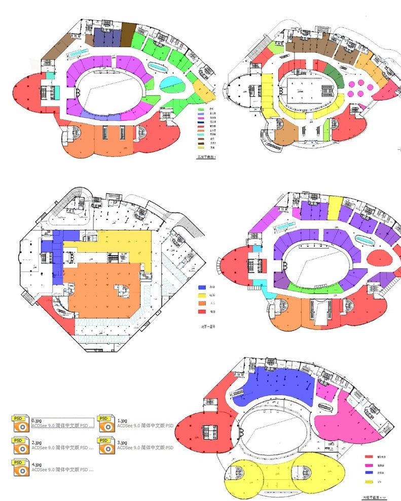平面 分区 色块 图 平面分区图 平面布置图 平面色块图 平面图 景观设计 室内设计 平面设计 建筑设计 cad图 环境设计 源文件