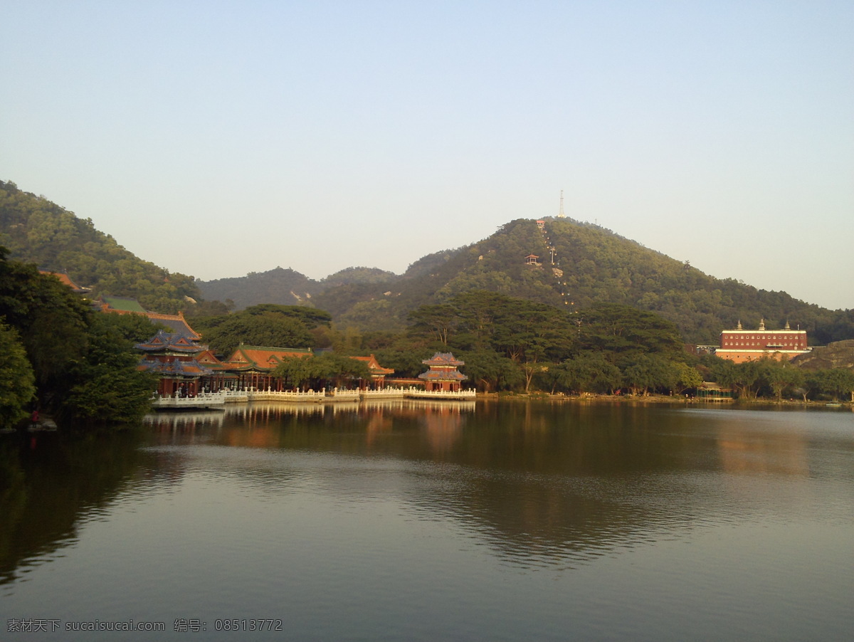 珠海圆明园 珠海 圆明园 公园 旅游 随拍 山峦 湖水 湖面 旅游摄影 国内旅游 黑色