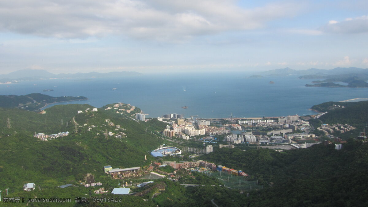 俯瞰 大 梅沙 风景图 海景 旅游摄影 深圳 自然风景 俯瞰大梅沙 东部华侨城 大梅沙 风景 生活 旅游餐饮