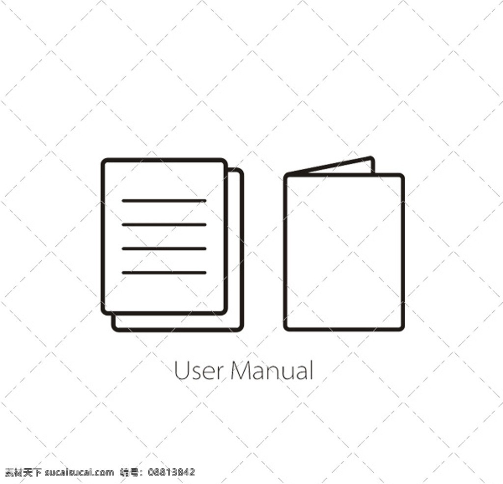 user menual brochure icon 说明书 文件夹 文件夹图标 说明书图标 图标 矢量说明书 卡通说明书 说明书矢量 线条说明书 说明书轮廓 轮廓图 logo设计