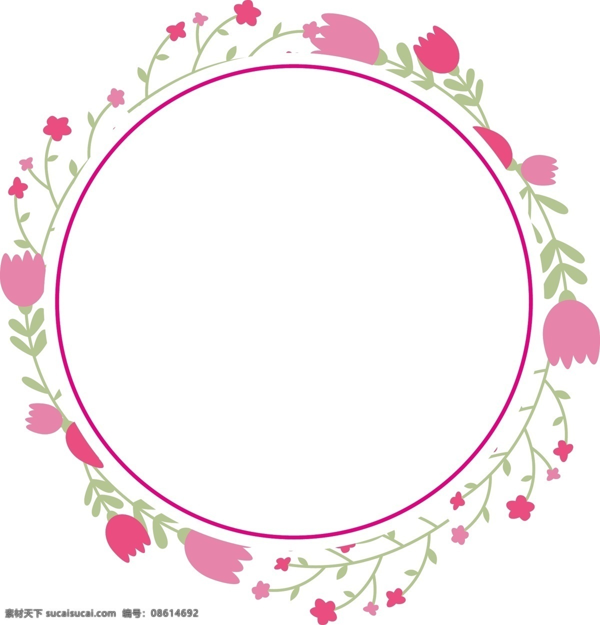 简约 风 粉色 花边 标签 元素 花朵 花瓣 标贴 促销 花蕊 圆贴 活动 打折