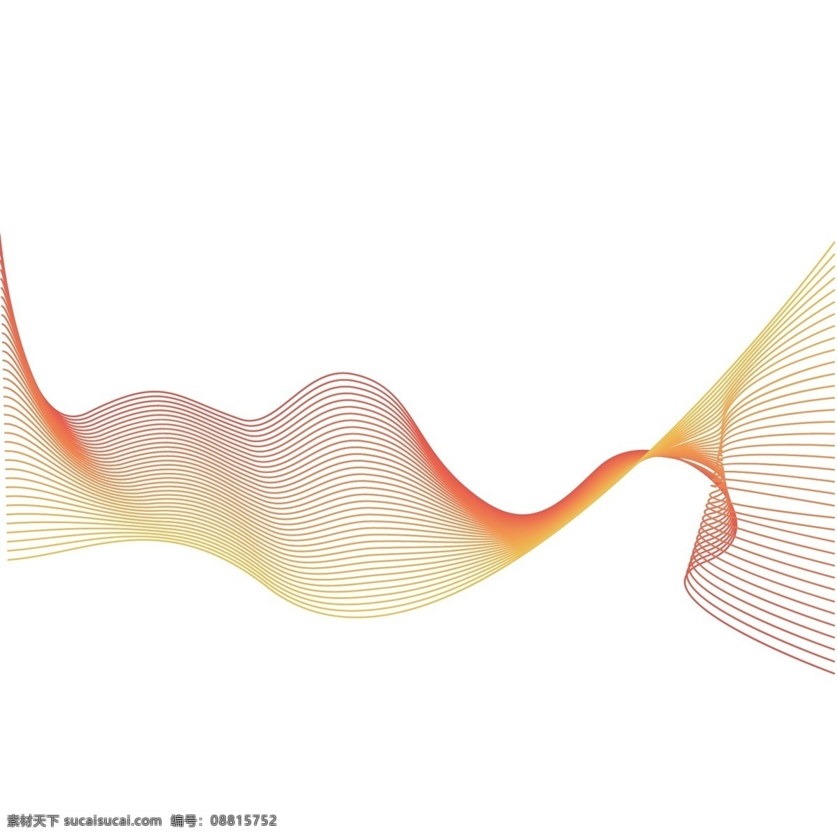 抽象 科技 波浪 线条 创意 底纹 彩色
