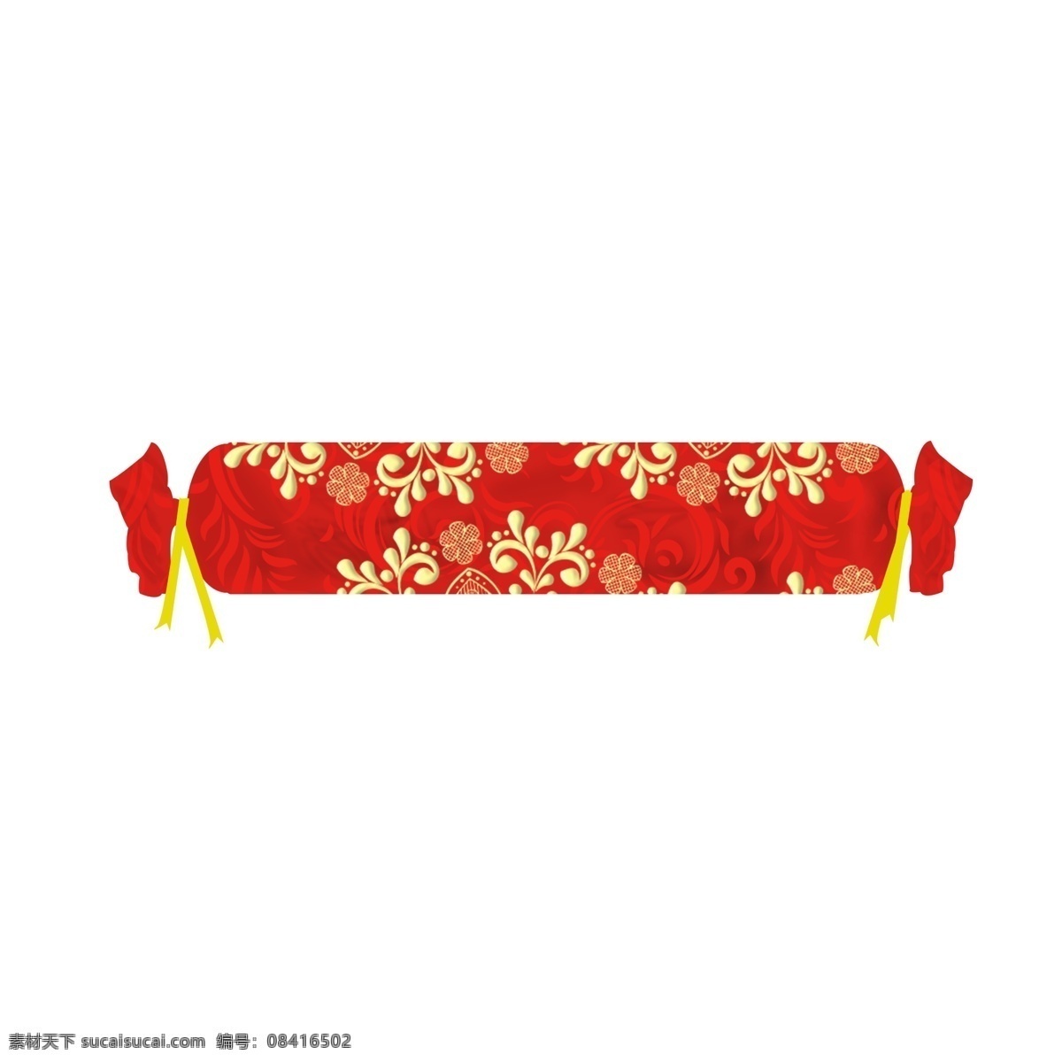 福 袋 枕头 长 颈椎 元素 福袋 喜庆 红色喜庆 吉祥如意 福袋枕头 颈椎枕头