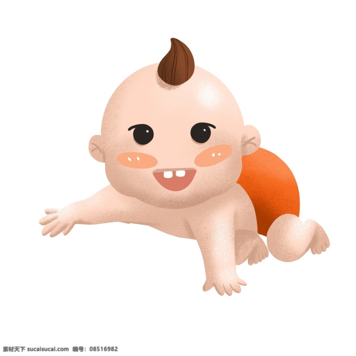 爬行 婴儿 装饰 插画 爬行的婴儿 可爱的婴儿 开心的婴儿 学习的婴儿 婴儿装饰 婴儿插画 卡通人物
