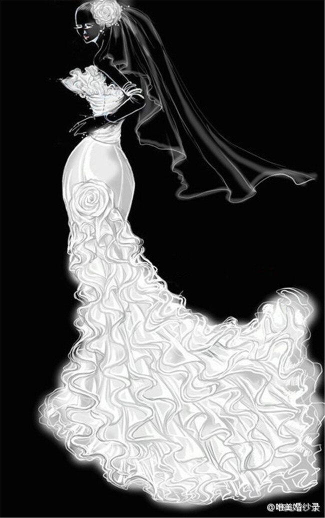 白色 婚纱 长裙 设计图 服装设计 时尚女装 职业女装 职业装 女装设计 效果图 短裙 衬衫 服装 服装效果图 连衣裙 礼服
