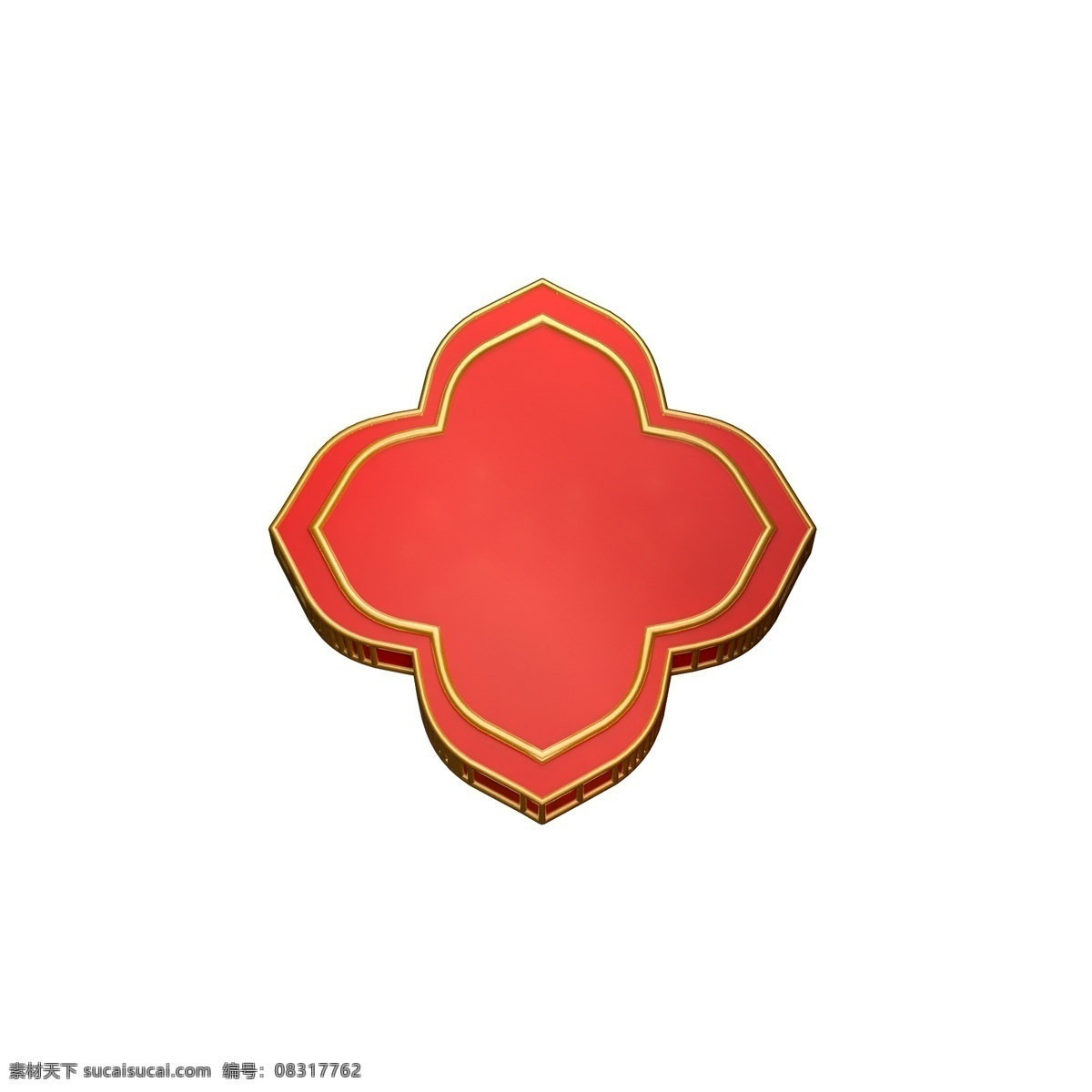 c4d 立体 喜庆 节日 红色 边框 中式 古典 古典边框 方形窗户 3d 红色古典边框 中国风 中国风门窗