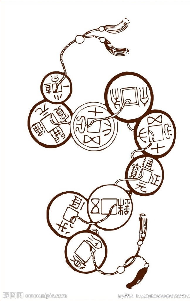 连钱素材图片下载-素材编号08717912-素材天下图库