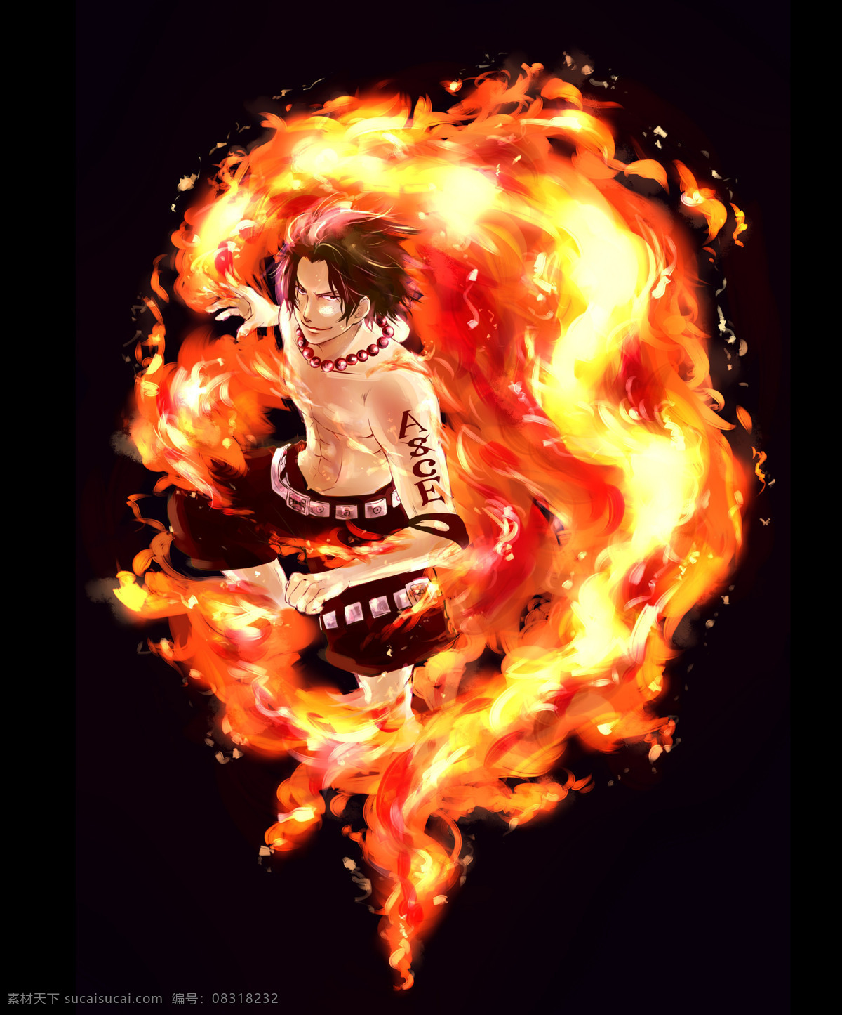 海贼王 之火 拳 艾斯 动漫 火拳 梦想 动漫人物 动漫动画