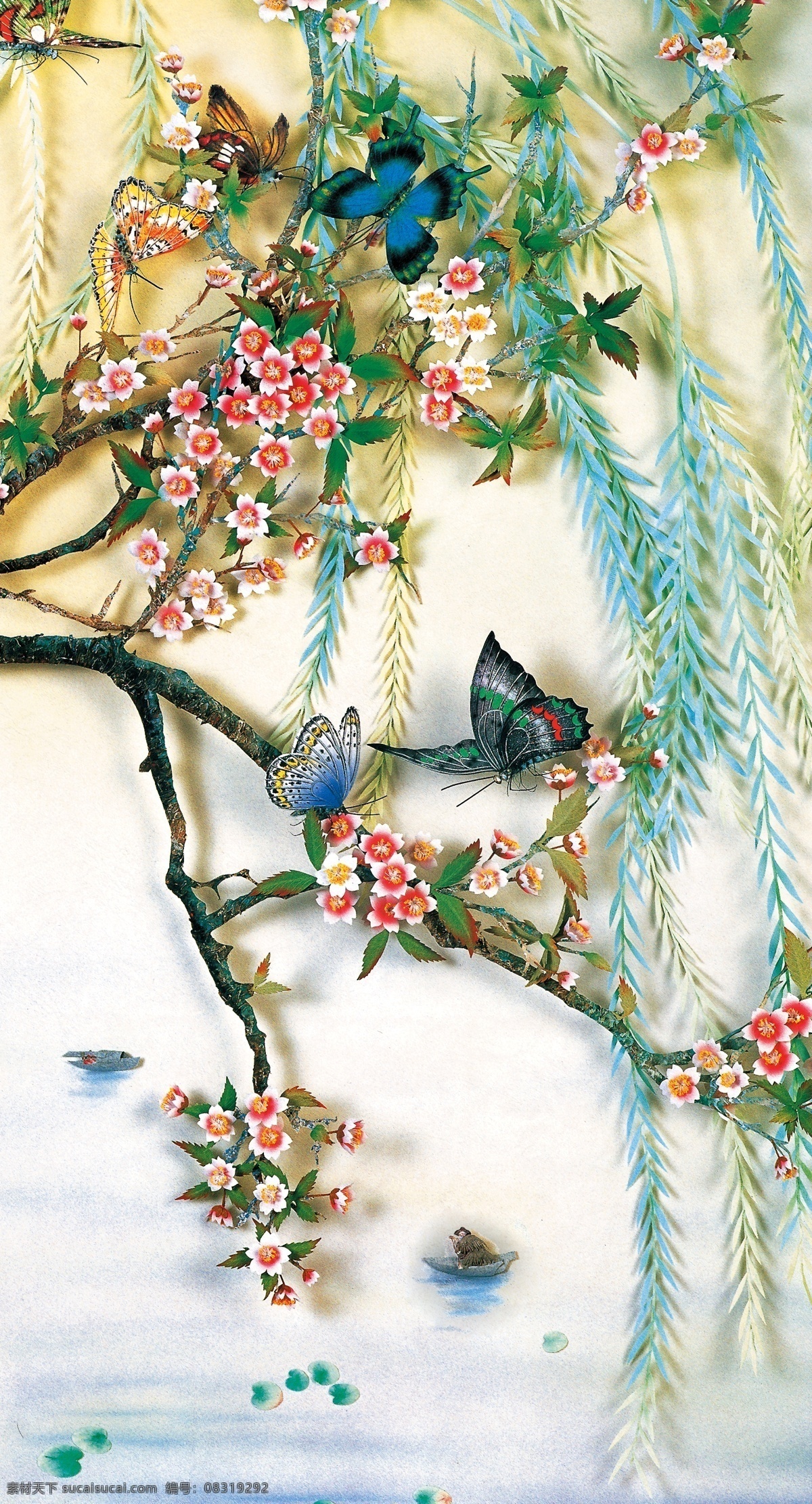 山水 花鸟 图 背景 装饰画 背景墙 花卉 山水画 电视墙 玄关 室内装饰 壁纸 墙画 移门 油画 彩雕 工笔 梅花 牡丹 富贵 吉祥 家和 中国风 国画 中国画 水墨 客厅 卧室 餐厅 形象墙 中堂画