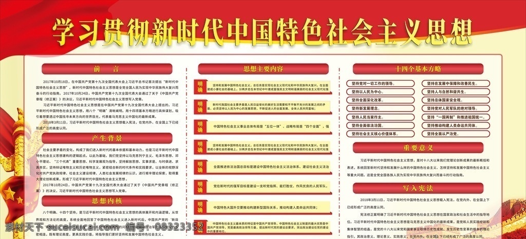 新时代 特色 社会主义 思想 党建展板 社会主义思想 8个明确 14条坚持 党建 党建背景 红色展板 党建文化 党建标语 党建设计 党建宣传 展板党建 宣传展板标语 党建标语板报 党建展板小报 展板模板