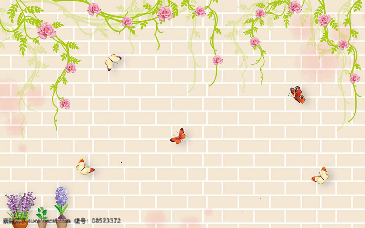 玫瑰花 玫瑰花藤 玫瑰花藤背景 花藤背景 玫瑰花藤底图 藤 背景 墙 白色