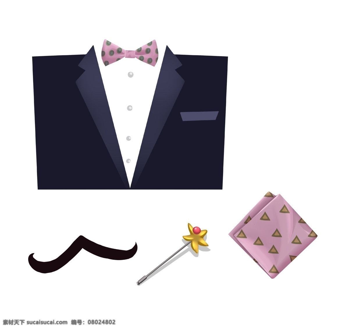 父亲节 情人节 男士 礼物 装饰 搭配 物件 用品 西装 领带 领结