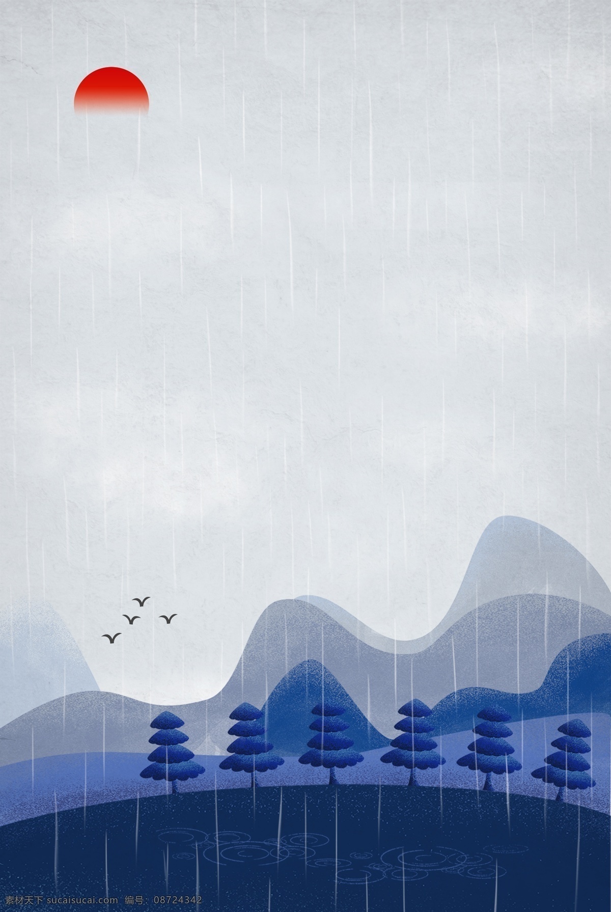 春雨 踏青 清明节 背景 扫墓 清明 祭亲 春季