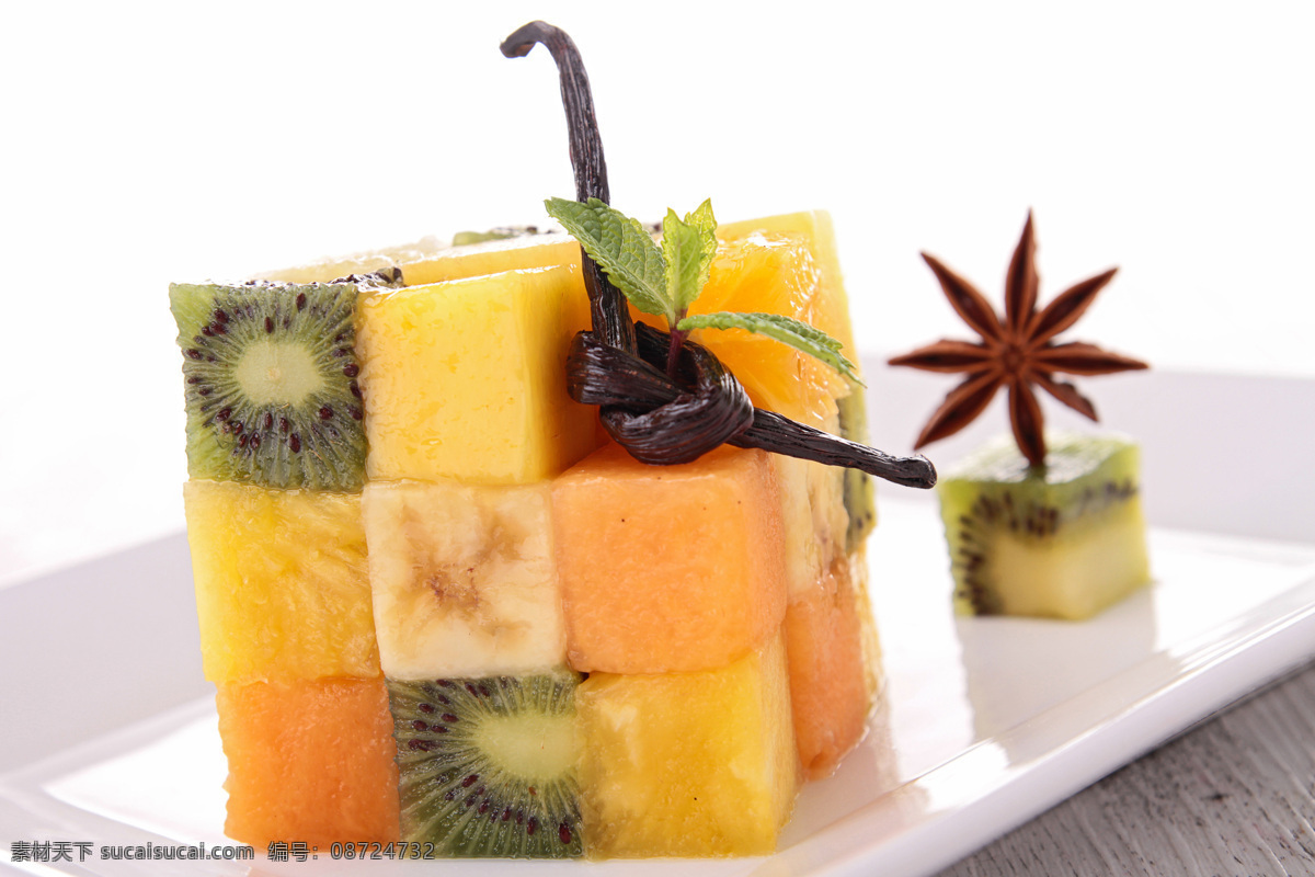 水 立方 水果 拼盘 水立方 创意水果 餐饮 时尚 活力 食物原料 餐饮美食