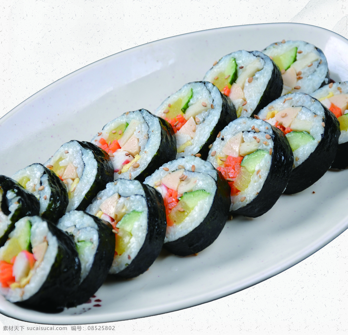 包饭 饭卷 饭团 韩式紫菜包饭 寿司 餐饮美食 传统美食