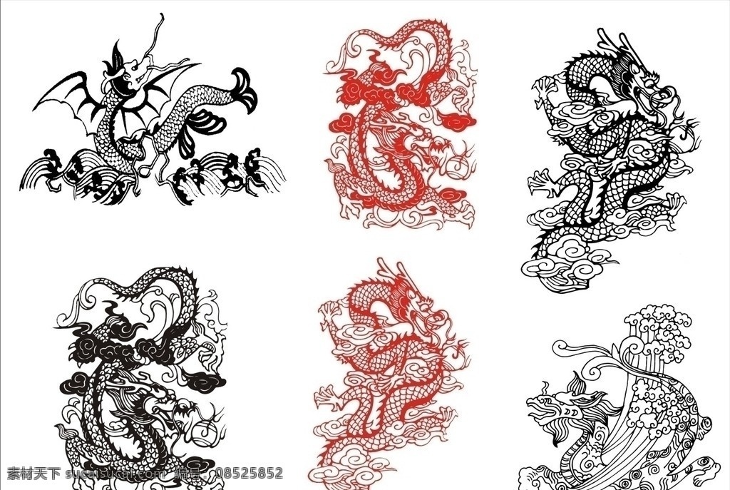 虎年 龙腾 品 经典 矢量图 龙 矢量图龙 龙纹 中国龙 传统元素 矢量素材 矢量图库 矢量底纹图 花纹素材 花纹花边 底纹边框 矢量
