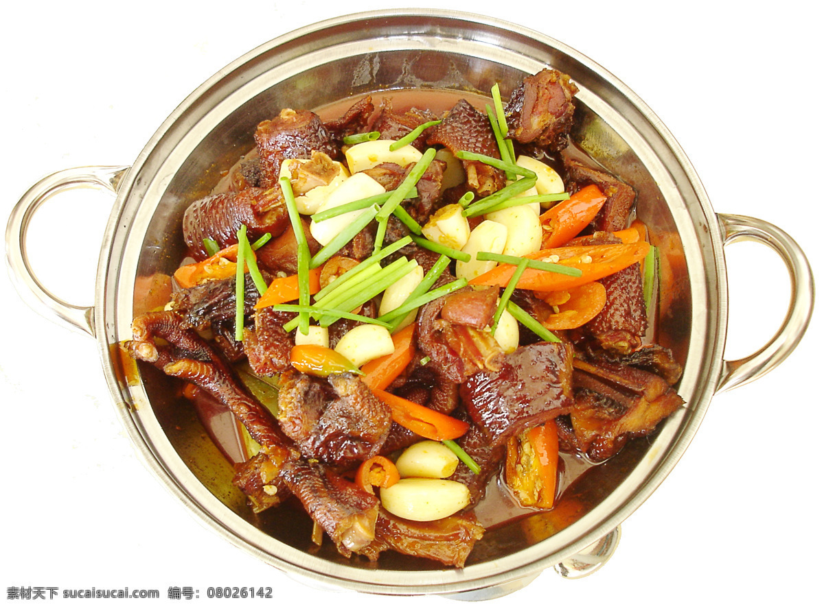 干锅腊土鸡 土鸡 咸鸡 川菜 传统美食 餐饮美食