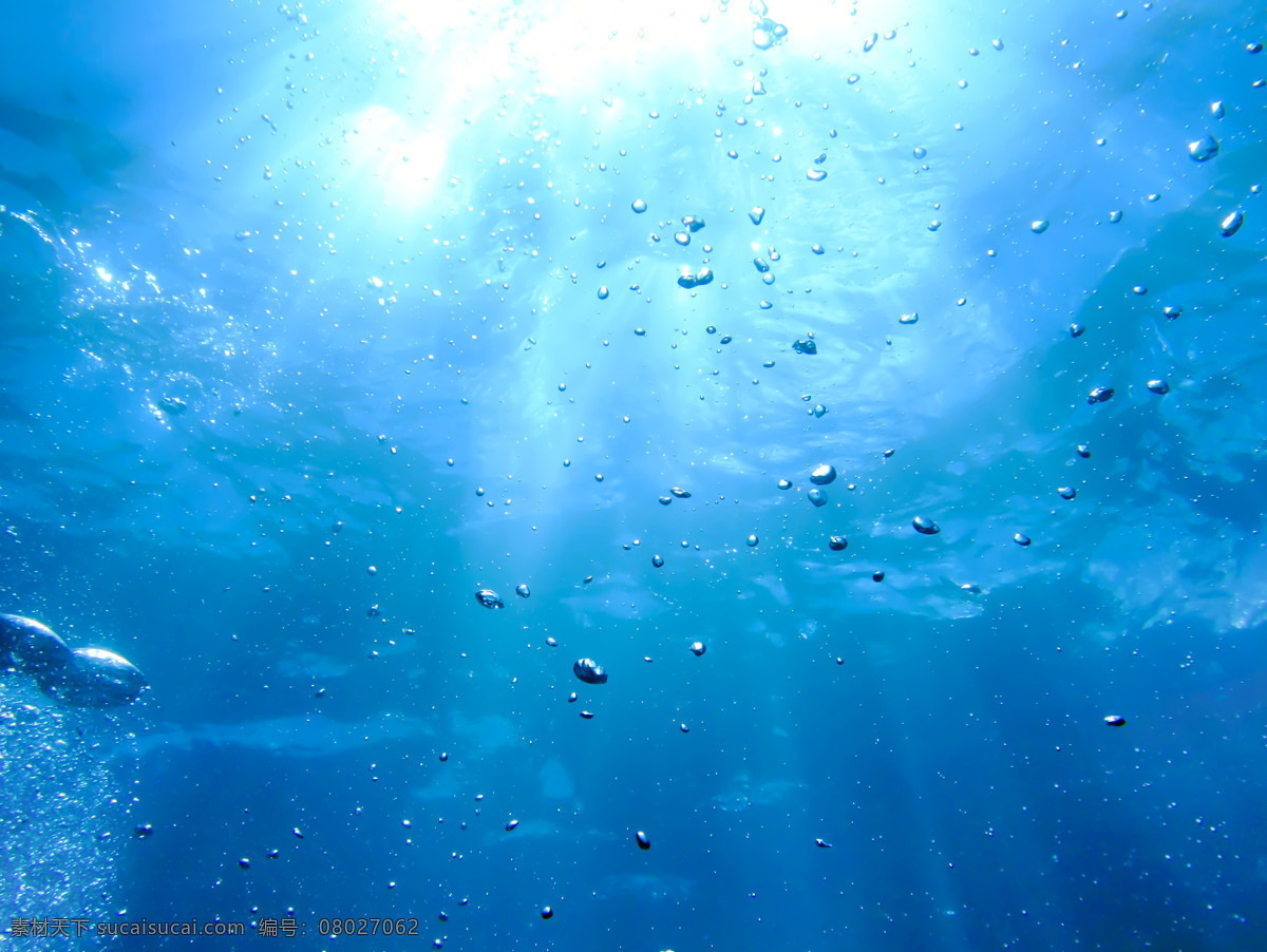 深海 海底 海洋 阳光