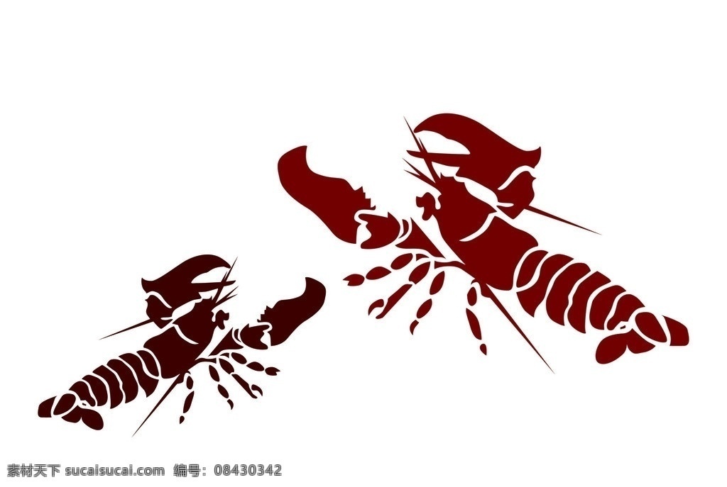 龙虾 虾 红色 大龙 矢量 模板下载 红色大龙虾 龙虾矢量素材 龙虾模板下载 龙虾矢量图 生物世界 海洋生物 矢量图库 风味独特