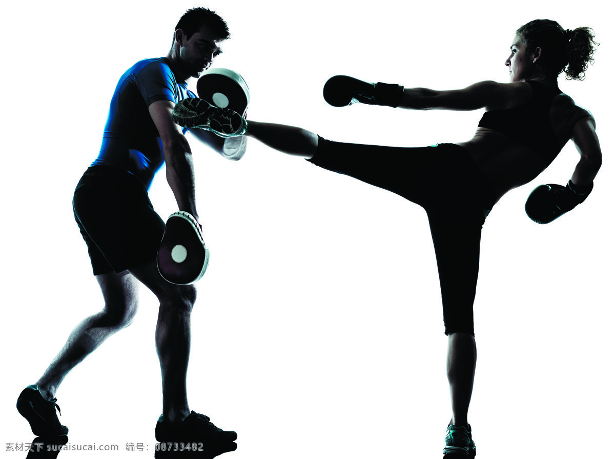 打拳 男女 女人 肌肉 男人 跆拳道 健身 运动 体育运动 生活百科