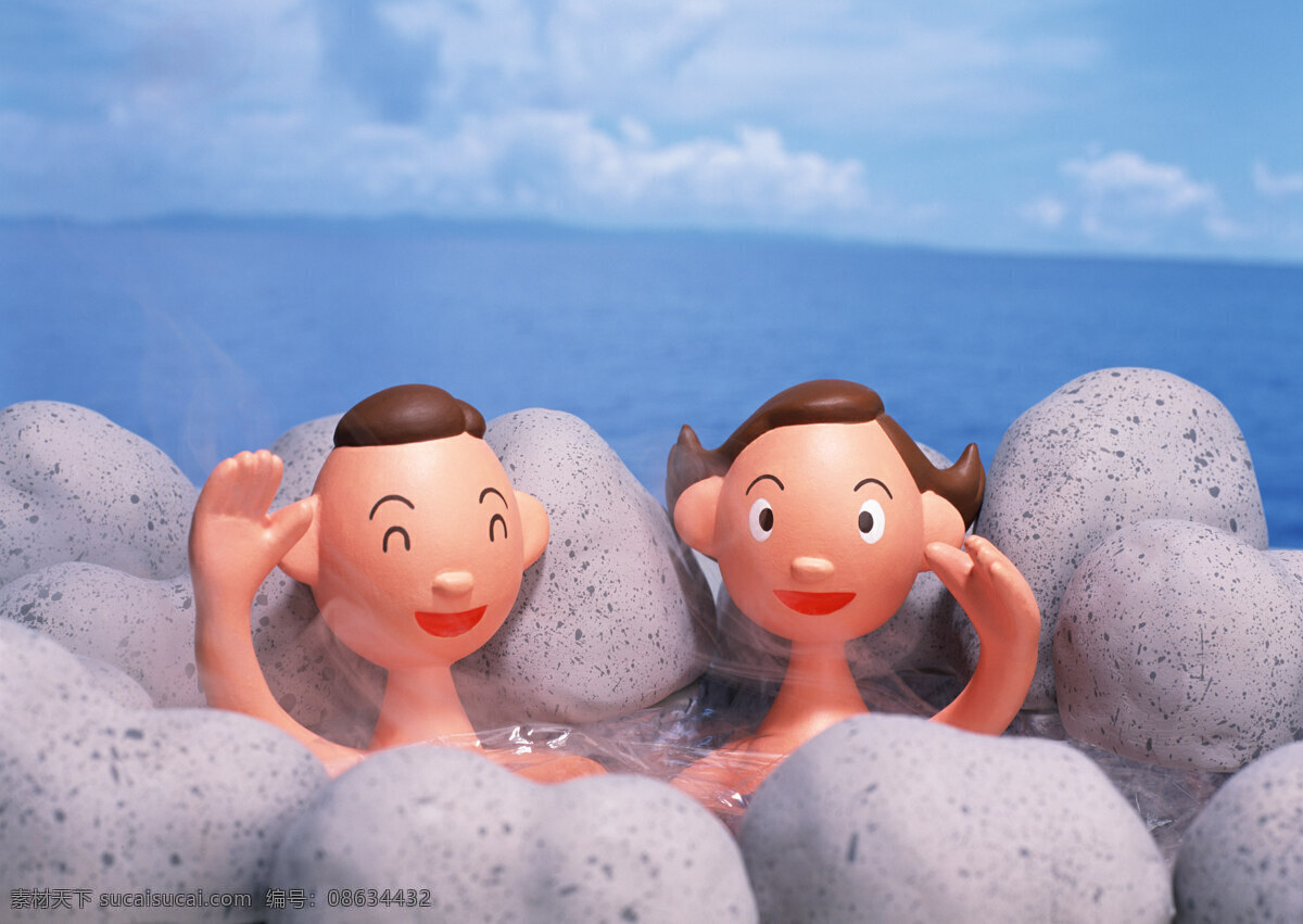 泡 温泉 儿童人物 泡温泉图片 手工 儿童 儿童主题素材