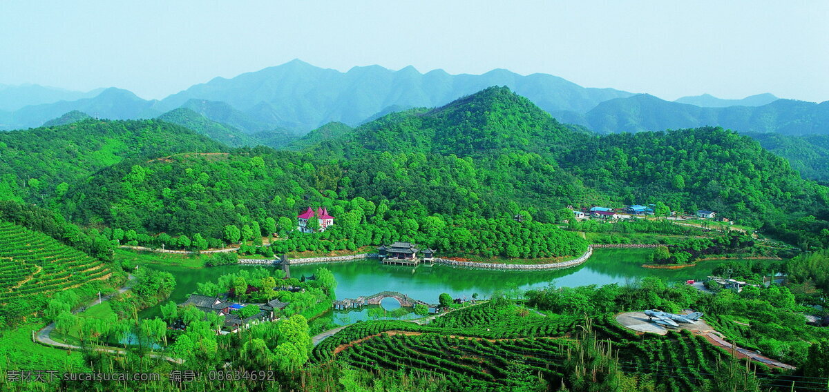 虎山 公园 全景 图 浙江 常山 浙江省常山县 风景 蓝天 白云 虎山公园 山水风景 自然景观