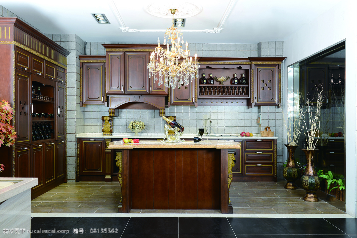 橱柜 橱柜细节 欧式橱柜 实木橱柜 室内设计 厨房图片 整体家居 家居 生活百科 家居生活