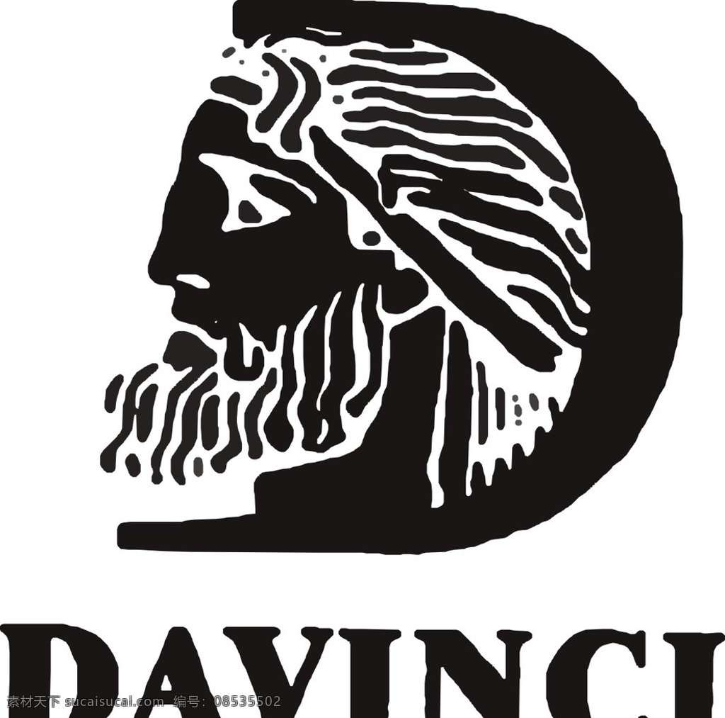 达芬奇 皮具 logo 达芬奇皮具 标志 davinci 企业 标识标志图标 矢量