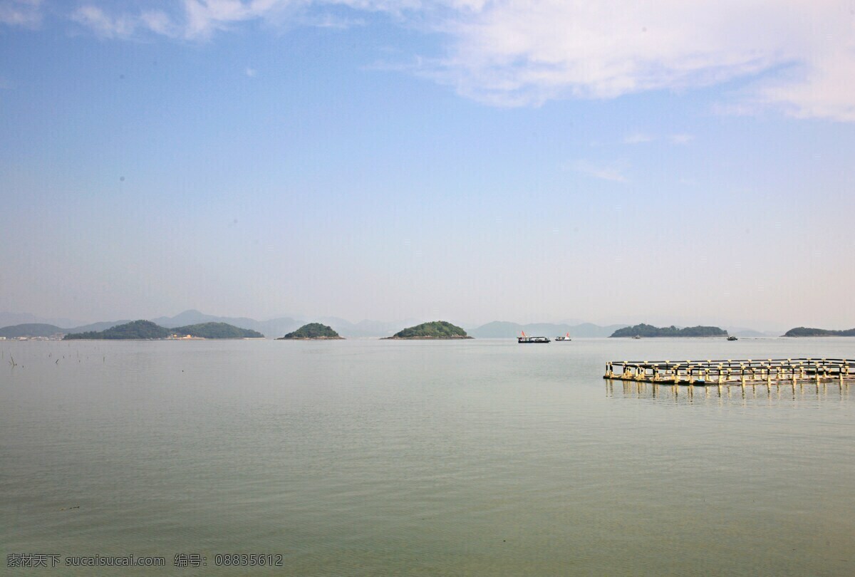 宁海湾 浙江 宁海 蓝天 白云 群岛 海湾 旅游摄影 国内旅游