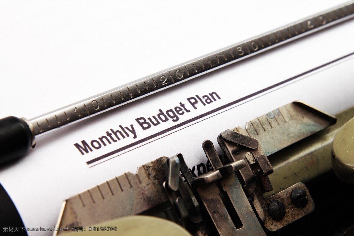每月 预算 计划 商务金融
