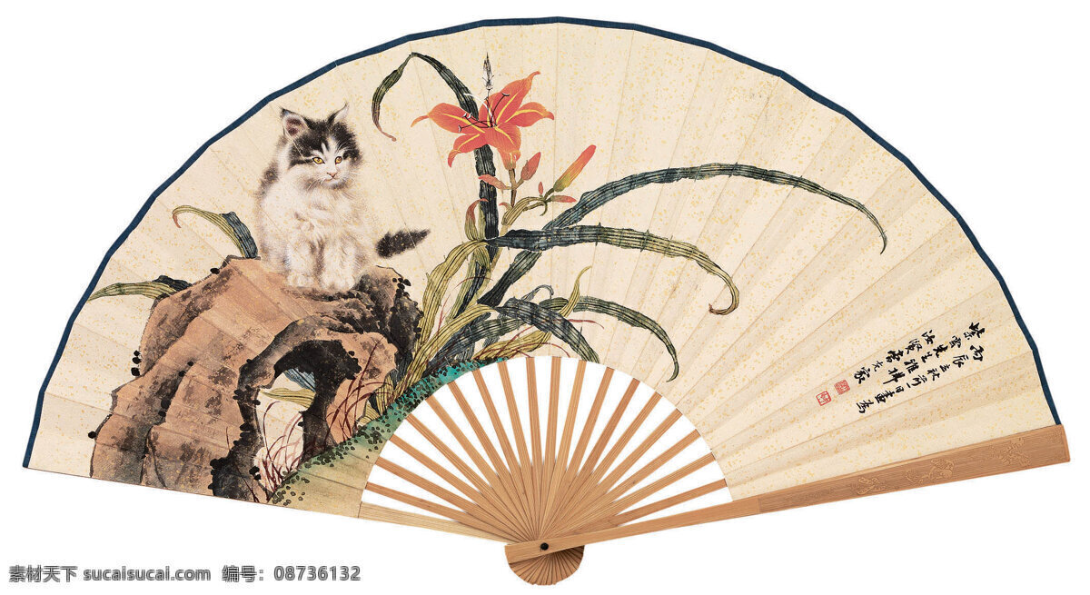 猫图 名家作品 曹克家 国画 工笔 花鸟 国画欣赏 绘画书法 文化艺术